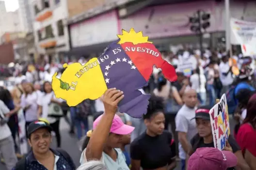 «Эсэкіба наша», сцвярджаюць у Венесуэле. Крыніца: AP Photo