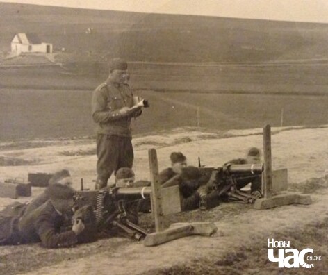 Польскія кулямётчыкі падчас манёўраў у Заходняй Беларусі. 1934 год