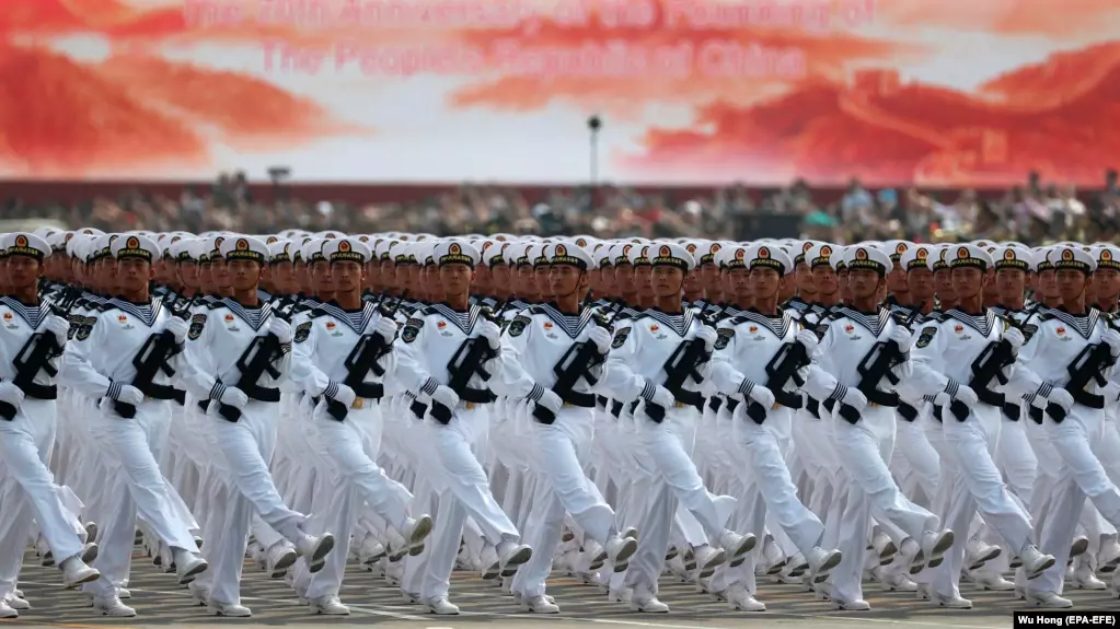 Вайсковы парад у Пекіне ў гонар 70-годдзя КНР, 1 кастрычніка 2019 года﻿