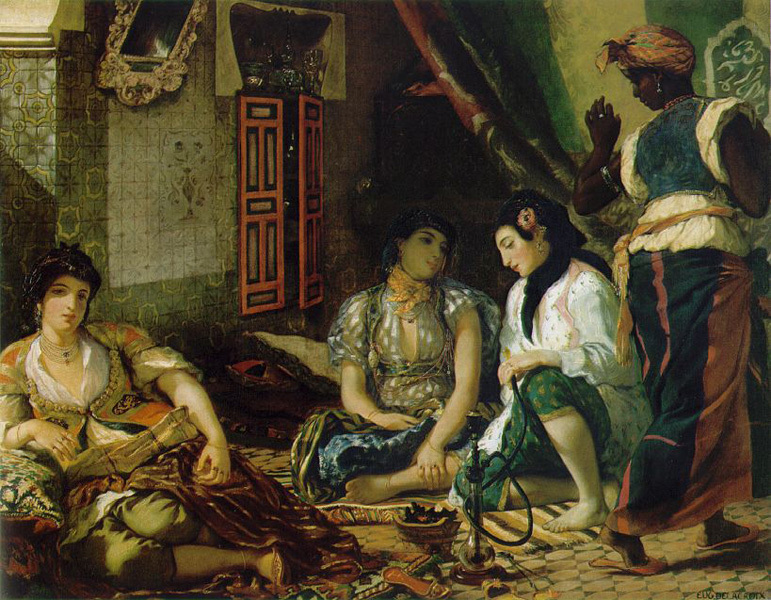 “Алжырскія жанчыны” Эжэна Дэлакруа, 1834