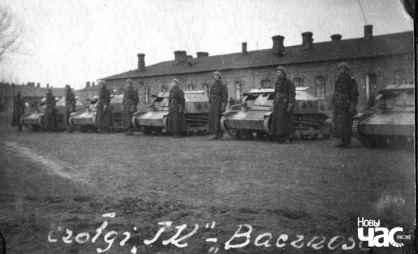 Польскія танкеткі ТКС у Брэсцкай крэпасці