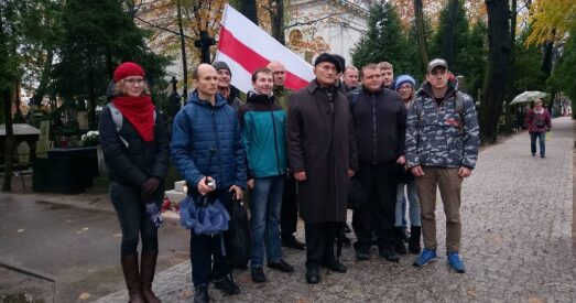 Беларусы Варшавы адзначылі Дзяды