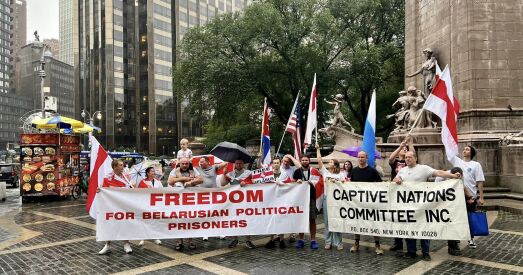 Беларусы ЗША прынялі ўдзел у Маршы паняволеных народаў