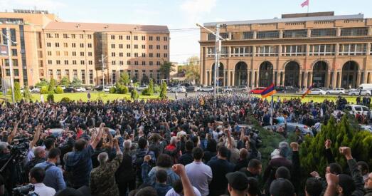 Пратэсты ў Арменіі: затрымалі больш за 400 чалавек