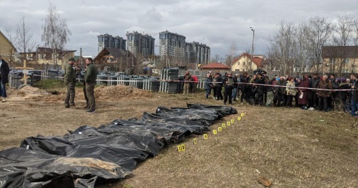 У Бучы заканчваецца эксгумацыя целаў загінулых украінцаў