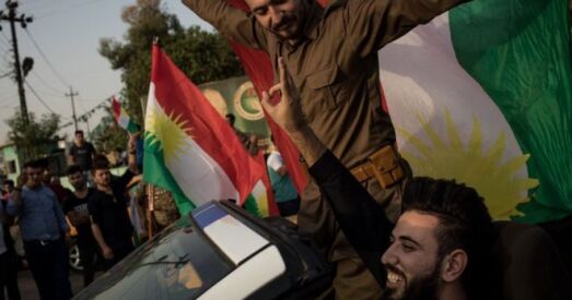 Іракскія курды прагаласавалі за незалежнасць