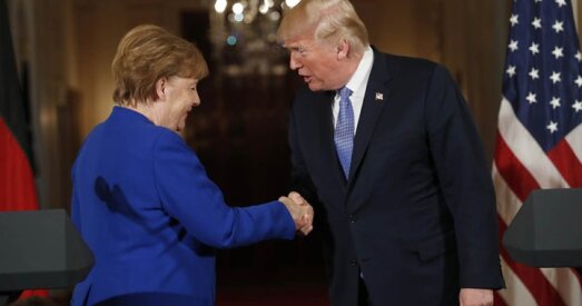CNN даведаўся аб просьбе Трампа да Меркель даць савет па працы з Пуціным