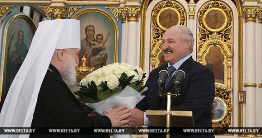 У выступе на Раство Лукашэнка заклікаў БПЦ дабіцца большай самастойнасці