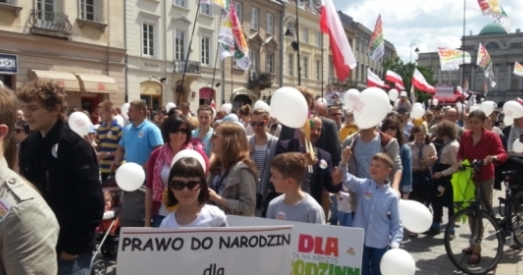 У Варшаве прайшоў Марш “Для жыцця і сям’і”