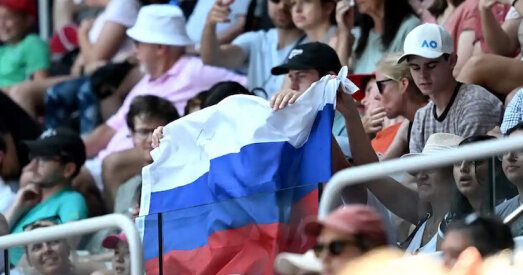 На Australian Open забаранілі сцягі РФ і РБ