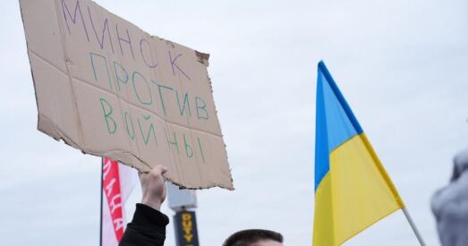 Выгукнуў лозунг «Слава Украіне» на Акрэсціна — пікет!