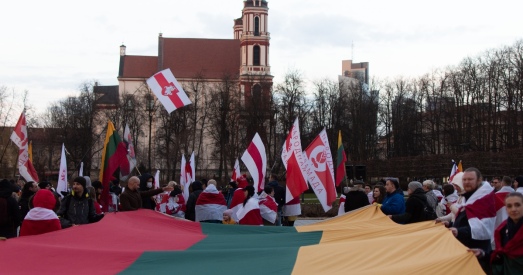У Вільні адзначылі 106-я ўгодкі абвяшчэння Беларускай Народнай Рэспублікі (фота)