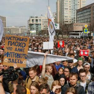 У Маскве 12 тысяч чалавек пратэставалі супраць блакіроўкі Telegram 