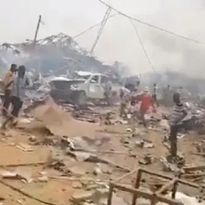 У Гане адбыўся магутны выбух: разбураныя сотні будынкаў, ёсць загінулыя
