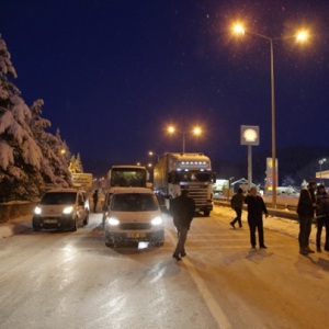 У Турцыі снег заблакаваў больш за пяць тысяч дарог