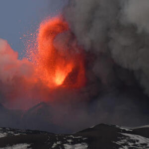 На Сіцыліі адбылося вывяржэнне вулкана Этна (фота, відэа)