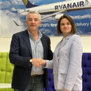 Святлана Ціханоўская стэлефанавалася з кіраўніком «Ryanair». Пра што была размова