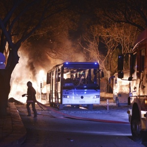 Моцны выбух у Анкары, ёсць пацярпелыя