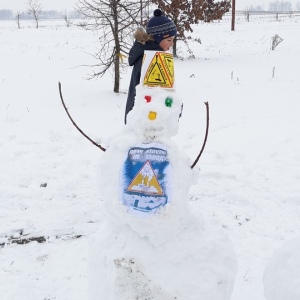 У Брэсце міліцыя распачала справу з-за снегавіка, якога дзеці зляпілі каля акумулятарнага завода