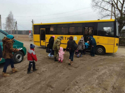 Украінскія бежанцы з'язджаюць з Беларусі ў РФ