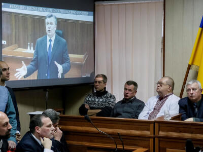 У Кіеве пачынаецца суд над экс-прэзідэнтам Януковічам па абвінавачванні ў дзяржздрадзе