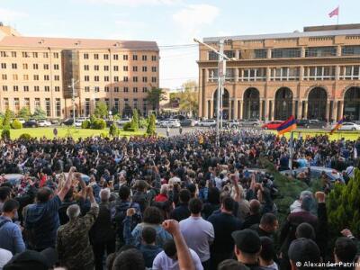 Пратэсты ў Арменіі: затрымалі больш за 400 чалавек