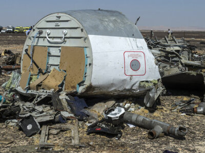 Эксперт: Выбух на борце самалёта А321 адбыўся яшчэ да сутыкнення з зямлёй