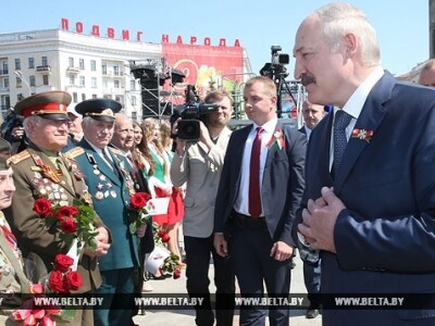 Лукашэнка: Беларусы не дазволяць сказіць праўду аб вайне