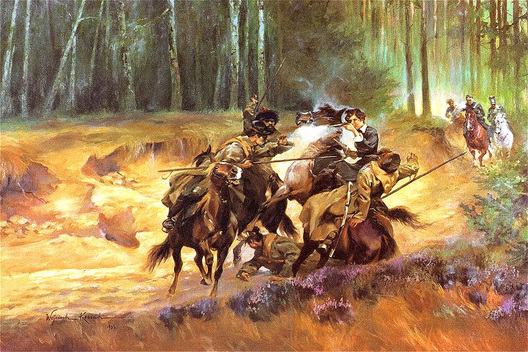 Эмілія Плятэр у перастрэлцы ў Шаўлях (Войцэх Косак) Эмілія Плятэр у перастрэлцы ў Шаўлях (Войцэх Косак)