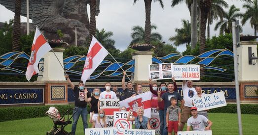 Беларусы ў Маямі: «Пакуль мы адзіныя, мы непераможныя!»