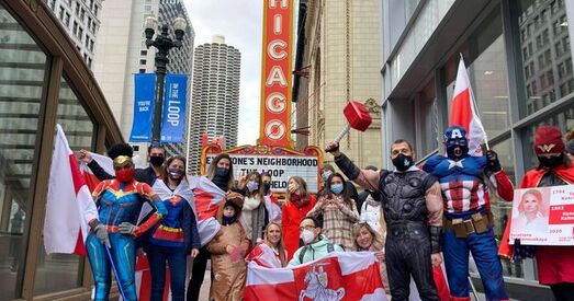 Марш супергерояў у Чыкага (фота)