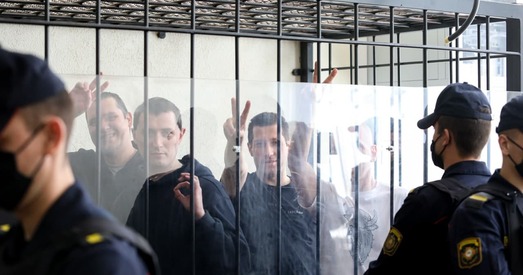 Севярынцу, Афнагелю і Войнічу прысудзілі 7 гадоў калоніі, іншым абвінавачаным — па 4-5 гадоў (+відэа)