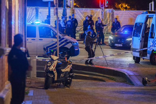 Месца трагедыі ў Бруселі. Фота AP Месца трагедыі ў Бруселі. Фота AP