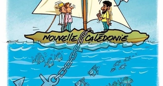 Новая Каледонія і яе барацьба за незалежнасць -- карыкатуры