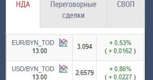 Беларускі рубель працягвае абясцэньвацца