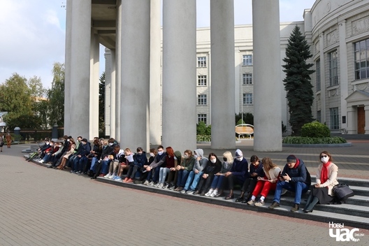 Фота пратэсту 12 кастрычніка Фота пратэсту 12 кастрычніка