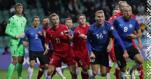 Беларускія футбалісты прайгралі зборнай Эстоніі і апусціліся на апошняе месца ў кваліфікацыі ЧС-2022