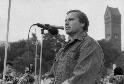 Сяргей Антончык падчас жнівеньскіх падзей 1991 года Сяргей Антончык падчас жнівеньскіх падзей 1991 года
