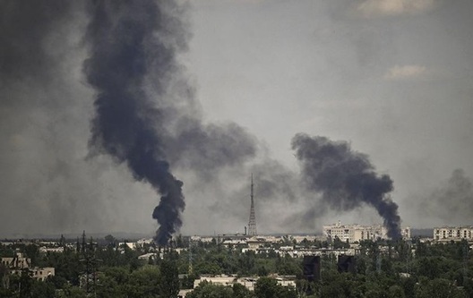 Баі ў Севераданецку. Архіўнае фота AFP Баі ў Севераданецку. Архіўнае фота AFP