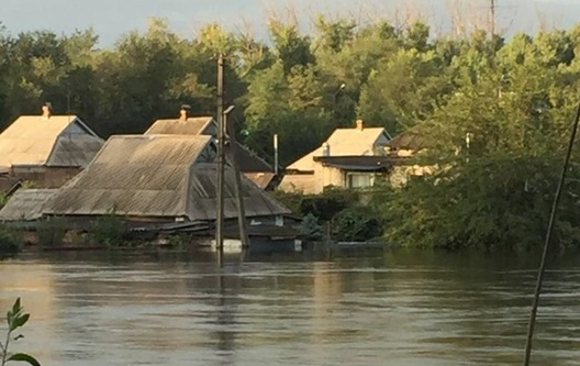 Затопленыя дамы ў Крывым Рогу Затопленыя дамы ў Крывым Рогу