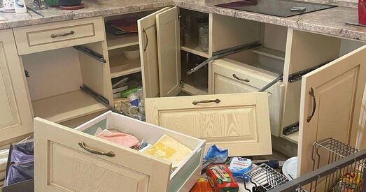 Дом Цапкалаў разгромлены сілавікамі