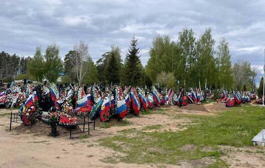 Могілкі ў расійскім Ульянаўску. Фота з dialog.ua Могілкі ў расійскім Ульянаўску. Фота з dialog.ua