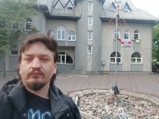 Ілля Міронаў у Вільні. Фота з сацсетак Ілля Міронаў у Вільні. Фота з сацсетак