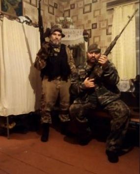 Казакі-баявікі. Справа — Андрэй Воднеў. 2022 год Казакі-баявікі. Справа — Андрэй Воднеў. 2022 год