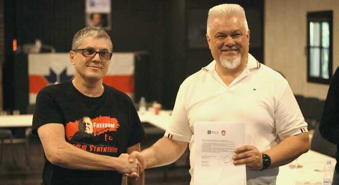 «БХД» і «Народная грамада» заявілі пра сумесны ўдзел ў выбарах у КР адзіным спісам Нечаканае яднанне. «БХД» і «Народная грамада» заявілі пра сумесны ўдзел ў выбарах у КР адзіным спісам