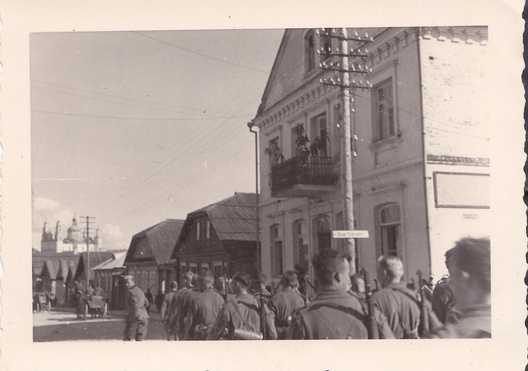 Глыбокае часоў нямецкай акупацыі падчас Другой Сусветнай. Фота з асабістага архіву Кастуся Шыталя Глыбокае часоў нямецкай акупацыі падчас Другой Сусветнай. Фота з асабістага архіву Кастуся Шыталя