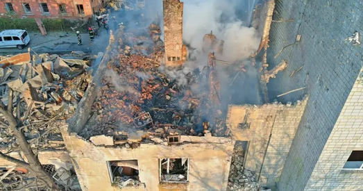 Ракетны ўдар па Львове. Галоўнае на дадзены момант