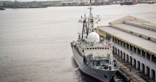 Каля берагоў ЗША выявілі расійскі выведвальны карабель