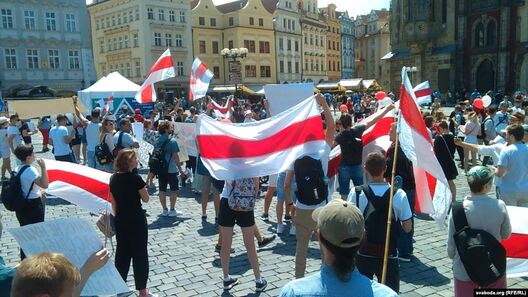 Мітынг у Празе Мітынг у Празе