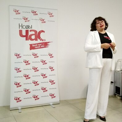 Галоўная рэдактарка «Новага Часу» Аксана Колб Галоўная рэдактарка «Новага Часу» Аксана Колб